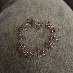 Plastic crystal costume jewelry